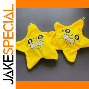 Vibrant Angry Jumping Star Plush Toy