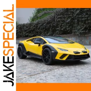 Yellow Lamborghini Huracan Miniature Model