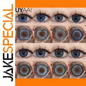 Vibrant Blue Contact Lenses for Yearly Wear