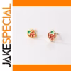 Strawberry Stud Earrings for Women