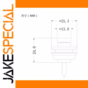 Flat Head Guitar Strap Lock Set (30 Pieces)