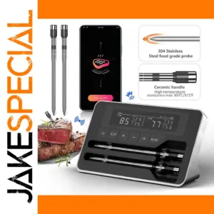 Wireless Meat Thermometer with Dual Probes
