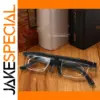 Black Adjustable Presbyopic Glasses with 2.50x Magnification