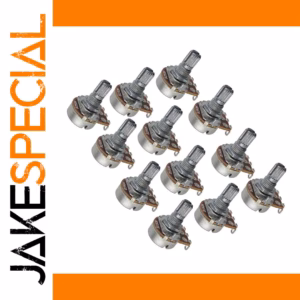 12-Pack 250K Linear Potentiometers for Guitars