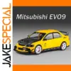 Vibrant Yellow Mitsubishi EVO9 GTR-R34 Diecast Model
