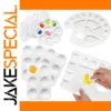 Multi-Shape Reusable Plastic Artist Palette