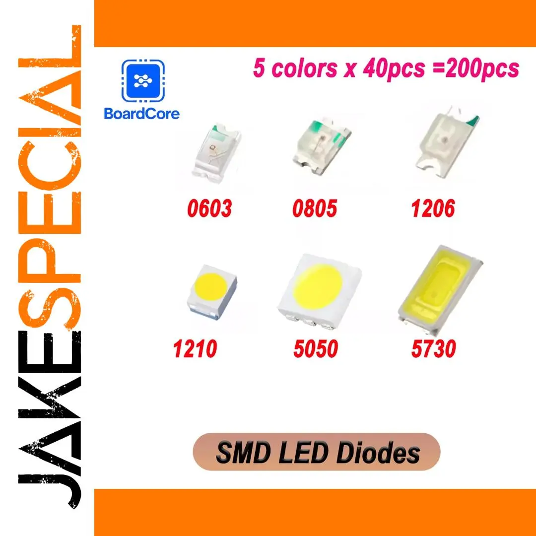 200-Piece Waterproof SMD LED Diode Kit 1 200-Piece Waterproof SMD LED Diode Kit