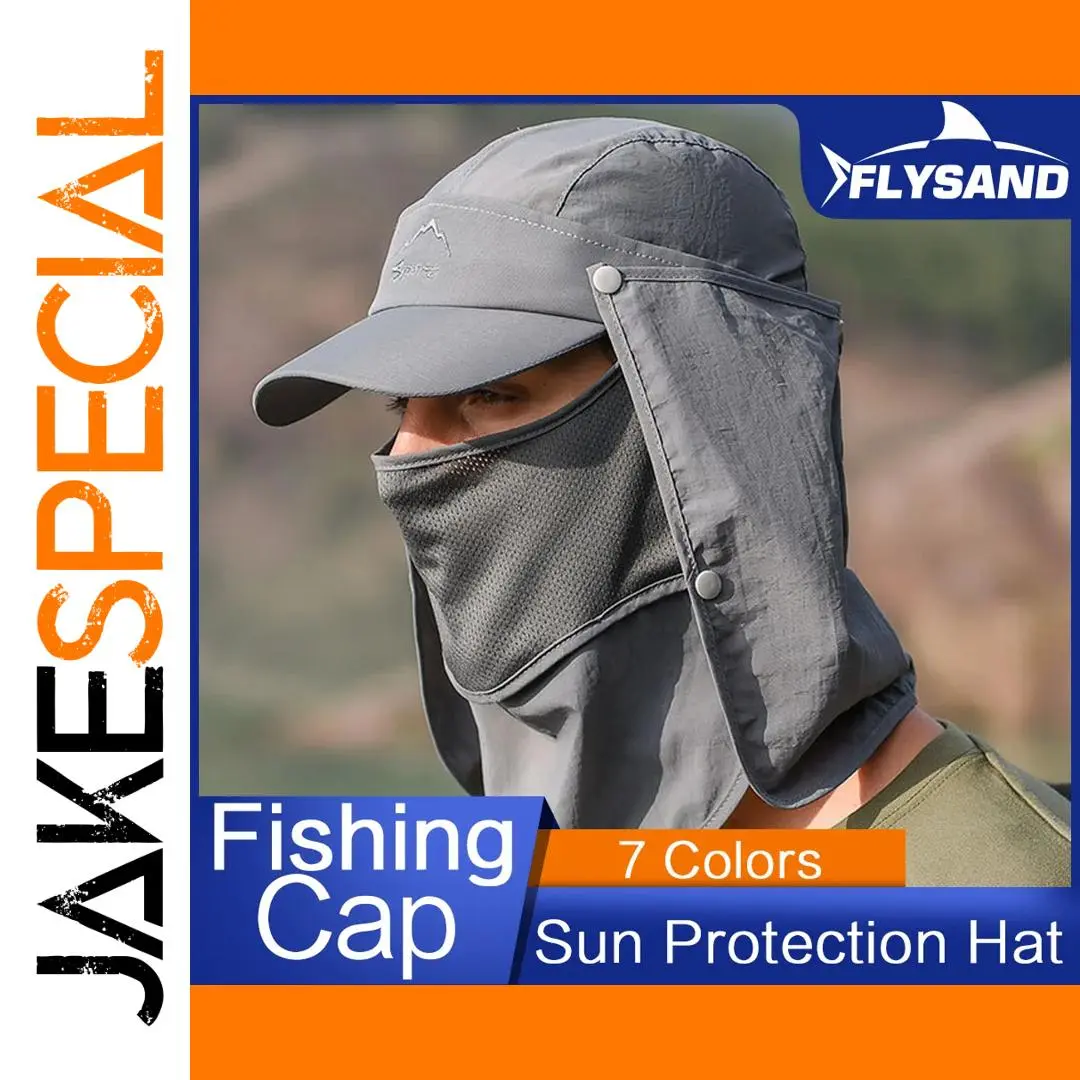 Outdoor Flysand Visor Hat with Full Coverage 1 Outdoor Flysand Visor Hat with Full Coverage