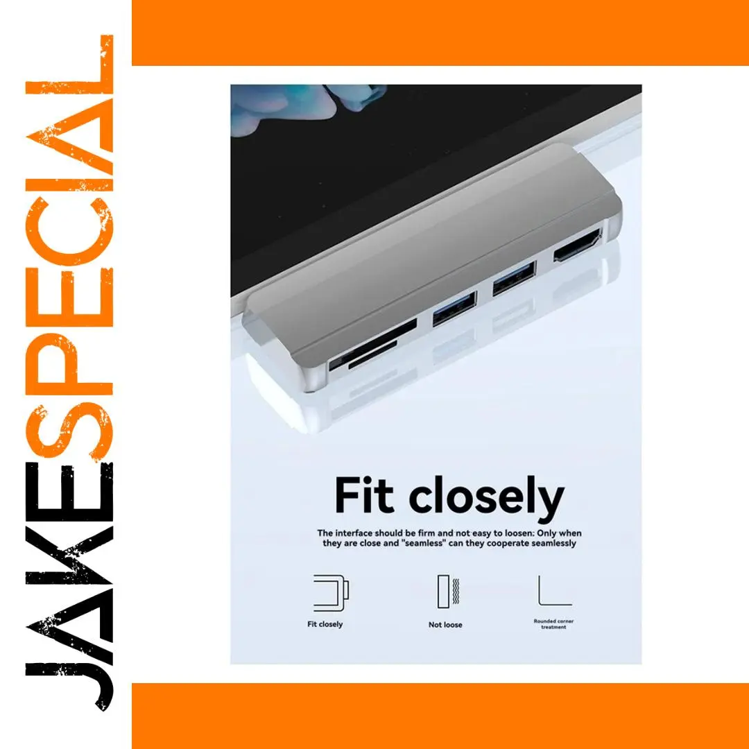 Silver Multiport Docking Station for Laptops 1 Silver Multiport Docking Station for Laptops
