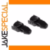 Universal Black Quick-Release Fin Buckles for Diving