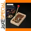 Elegant Macadamia Nut Opener with Wooden Base