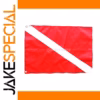 Water Safety Bright Diver Down Flag 70x60 cm