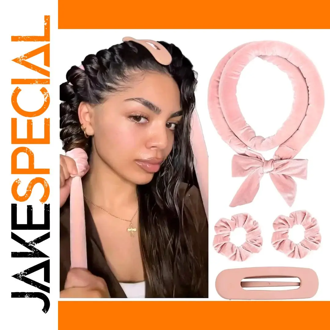 No Heat Velvet Curling Set for Women 1 No Heat Velvet Curling Set for Women