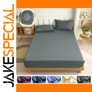 Grayish-Blue Fitted Bed Sheet 90x200-200x220 cm