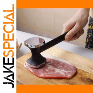 Heavy-Duty Meat Tenderizer with Stainless Steel Head