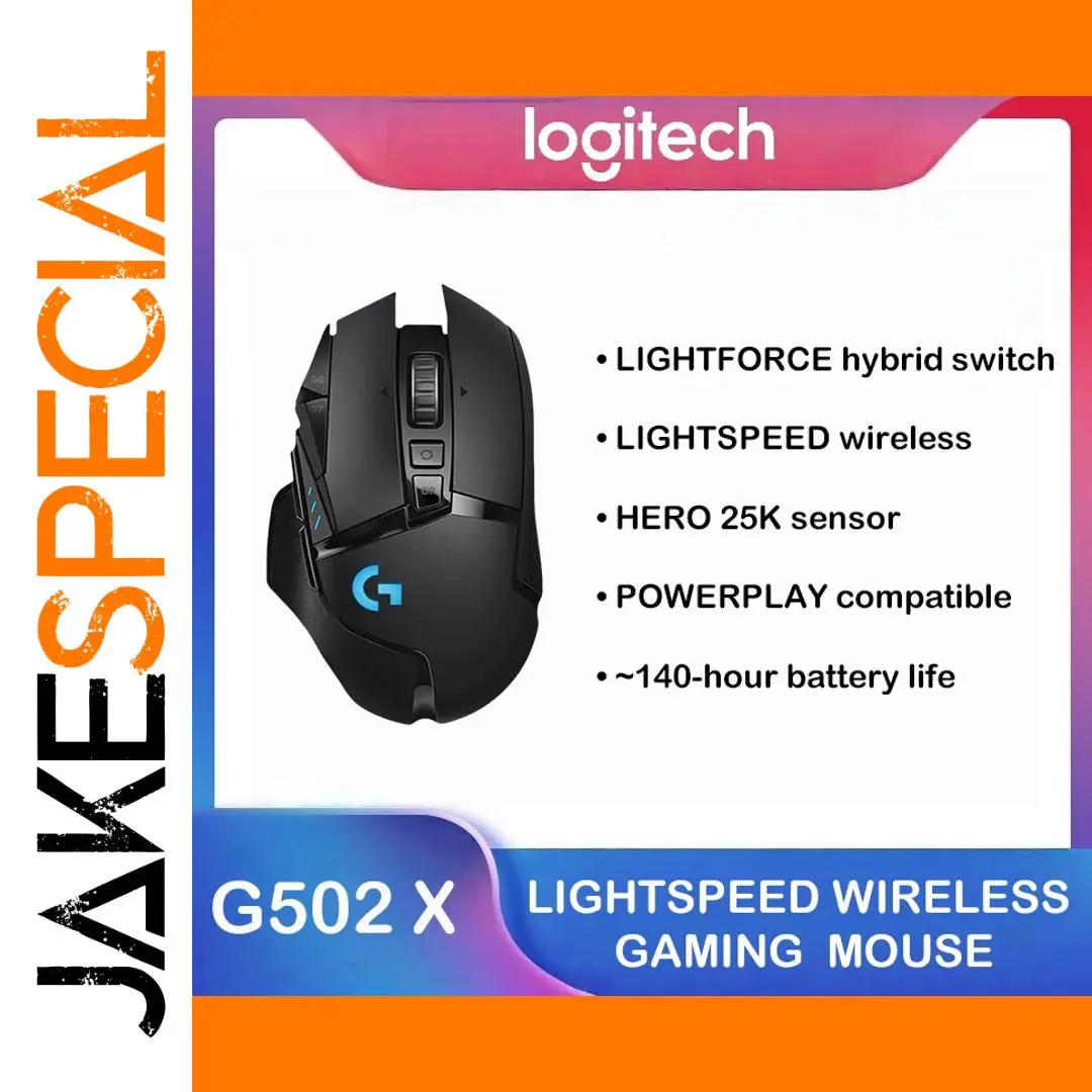 Logitech G502 X LIGHTSPEED Wireless Gaming Mouse 1 Logitech G502 X LIGHTSPEED Wireless Gaming Mouse