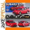Vibrant Red Subaru WRX STI Diecast Model