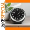 Black 40mm Quartz Dashboard Clock for Vehicles