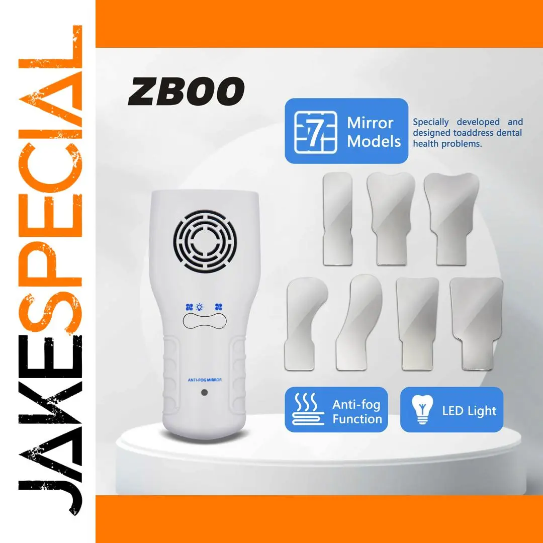 Dental Anti-Fog Mirror with LED Lighting 1 Dental Anti-Fog Mirror with LED Lighting