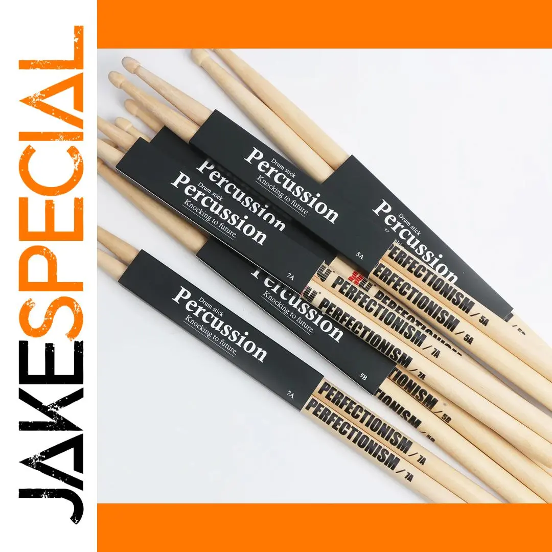 Premium Walnut-Grade Maple Drumsticks Set 1 Premium Walnut-Grade Maple Drumsticks Set