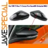 Black Mirror Caps for VW T-Roc, T-Cross & Skoda