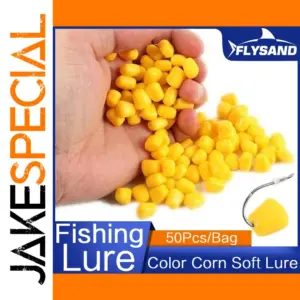 Colorful Corn-Shaped Fishing Lures Set, 50 Pieces
