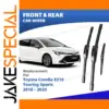 Toyota Corolla E210 Windshield Wiper Blade Set (2018-2023)