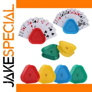 Vibrant Set of 4 Triangle Card Holders