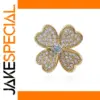 Lucky Four-Leaf Clove Decorative Pin in Six Colors
