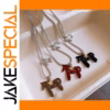 Black Enamel Horse Pendant Necklace
