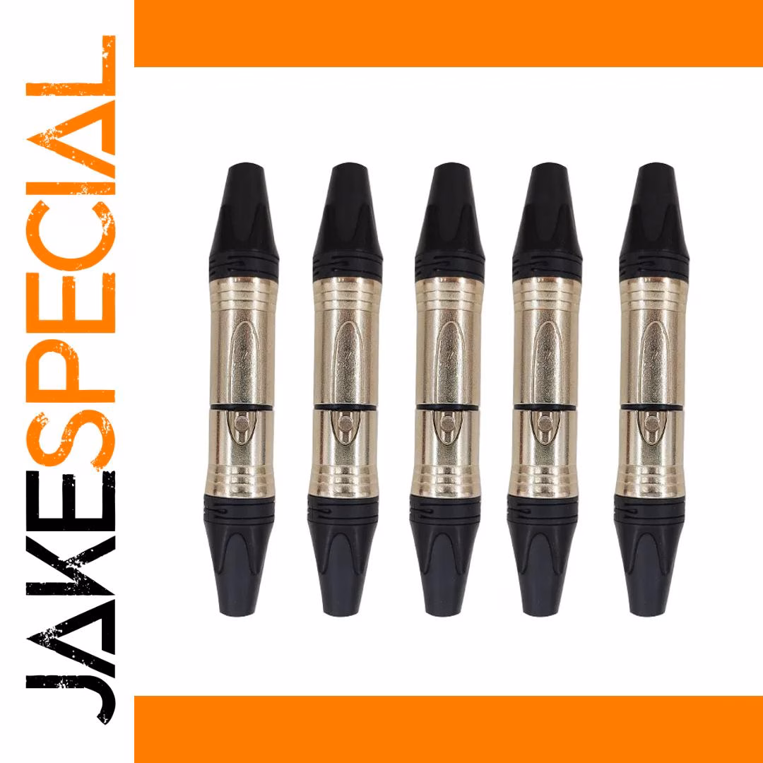 Set of 20 Metal XLR Audio Connectors for Professional Use 1 Set of 20 Metal XLR Audio Connectors for Professional Use