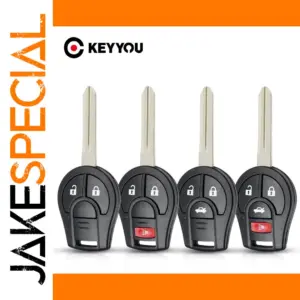 Nissan Key Shell Replacement for Models like Sylphy and Juke