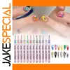 Vibrant 12-Color Nail Art Graffiti Pen Set