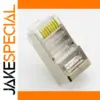 Shielded Cat6 RJ45 Connectors Set of 50
