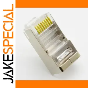 Shielded Cat6 RJ45 Connectors Set of 50