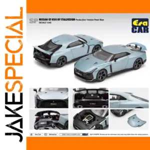 Diecast Nissan GT-R50 Pearl Blue Miniature