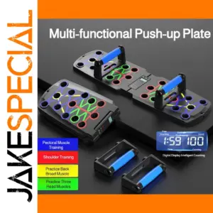 Portable Push-Up Board Set with Digital Tracker