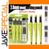 Professional Carpenter's Pencil Set with 2.8mm Leads