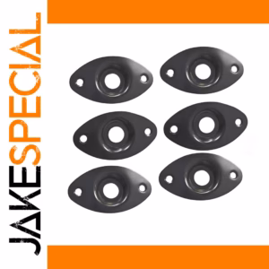 Oval Metal Guitar Jack Plates Set for ST Guitars