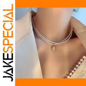 Elegant Layered Pearl Necklace for Women