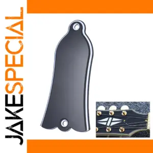Black PVC Guitar Truss Rod Cover Plate for Gibson Models