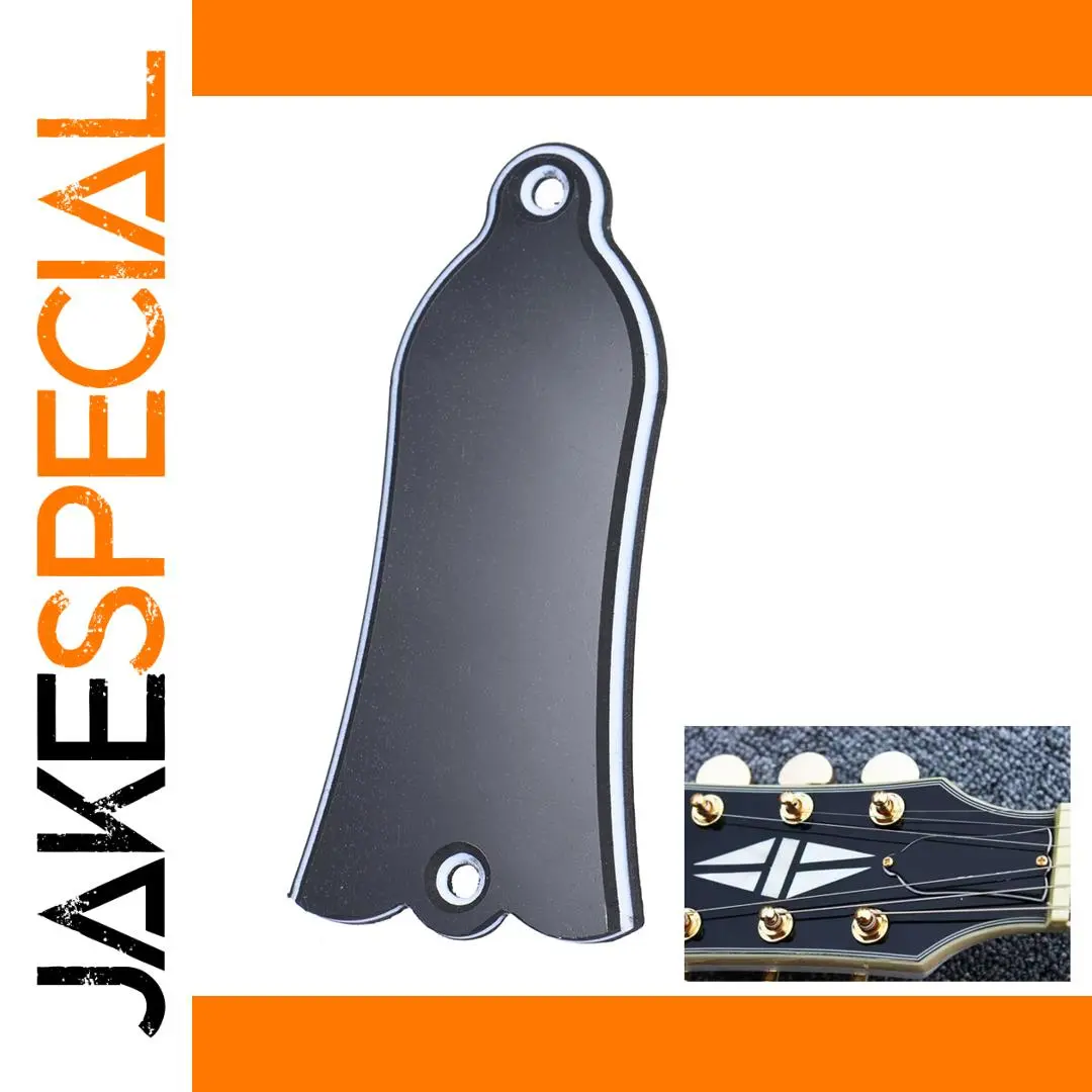 Black PVC Guitar Truss Rod Cover Plate for Gibson Models 1 Black PVC Guitar Truss Rod Cover Plate for Gibson Models