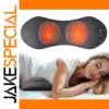 Black Ergonomic Back Massager with Heat and Vibration