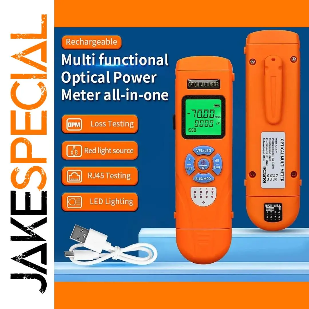 Rechargeable Mini Optical Power Meter AUA-C50/AUA-C70 1 Rechargeable Mini Optical Power Meter AUA-C50/AUA-C70