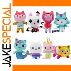 Colorful Gabby’s Doll House Plush Backpack