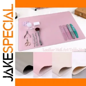 Pink Foldable Nail Art Workstation Mat