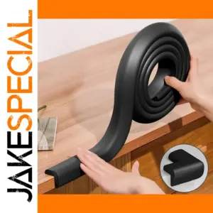 Black Rubber Edge Protection Strip, 2m