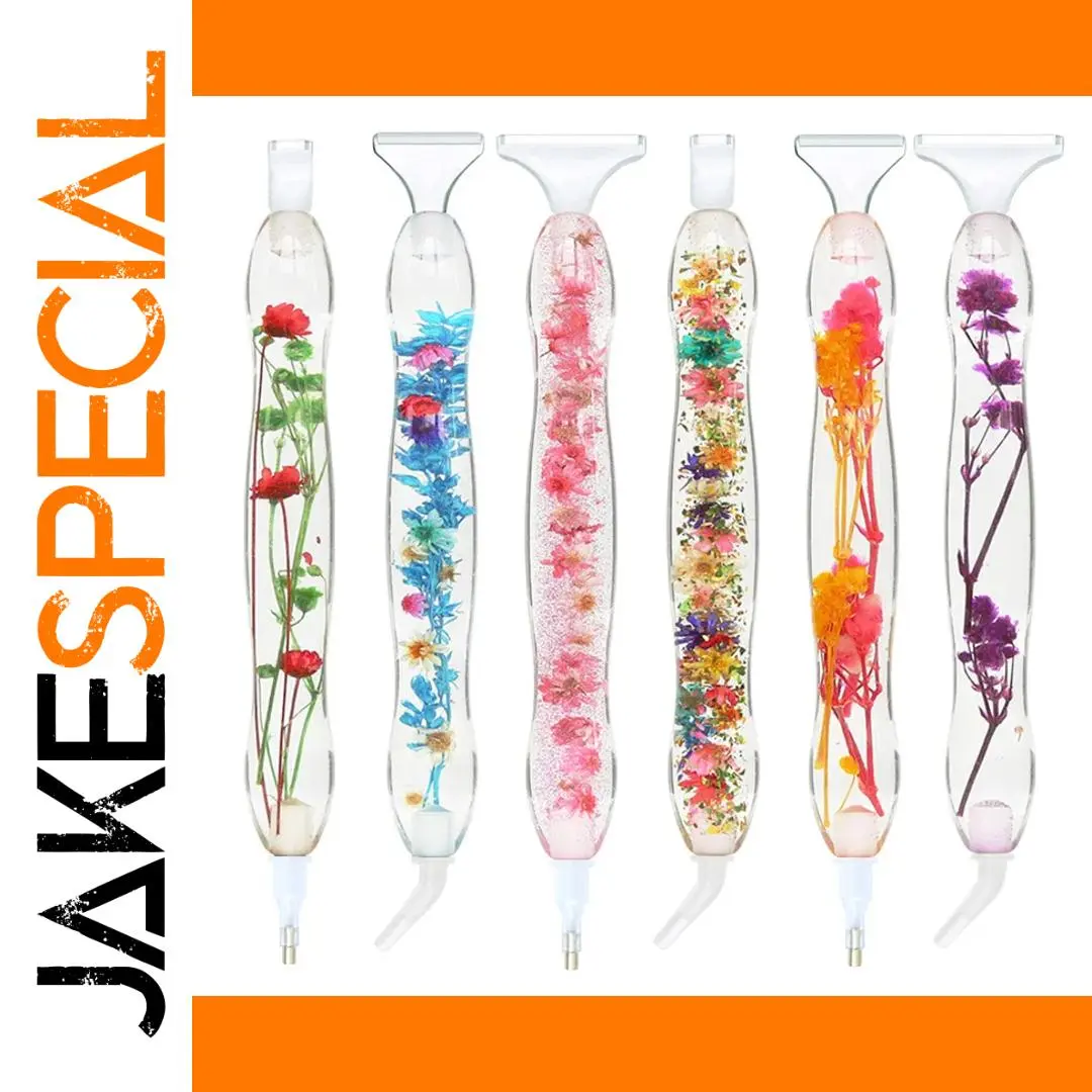 Sparkling Crystal Flower Resin Drill Pen 1 Sparkling Crystal Flower Resin Drill Pen
