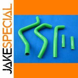 Vibrant Green Silicone Radiator Hose Kit for Kawasaki KX250