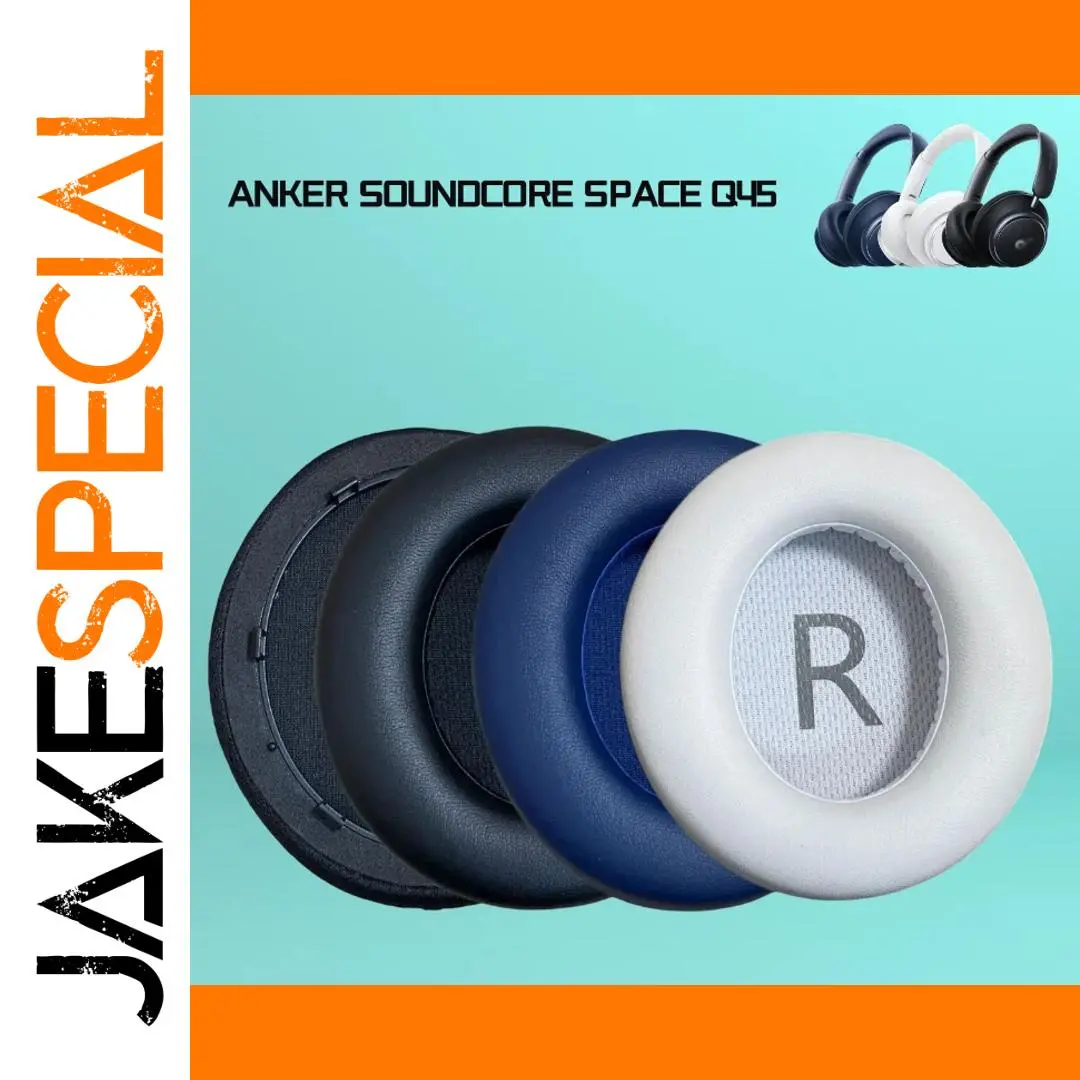 Replacement Leather Ear Pads for Q45 Headphones 1 Replacement Leather Ear Pads for Q45 Headphones